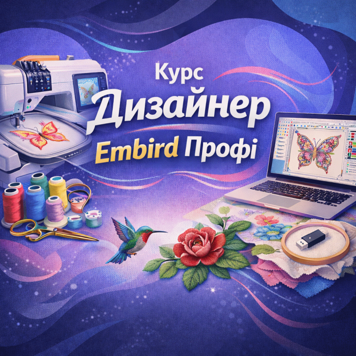Відеокурс «Дизайнер-розробник в Embird»