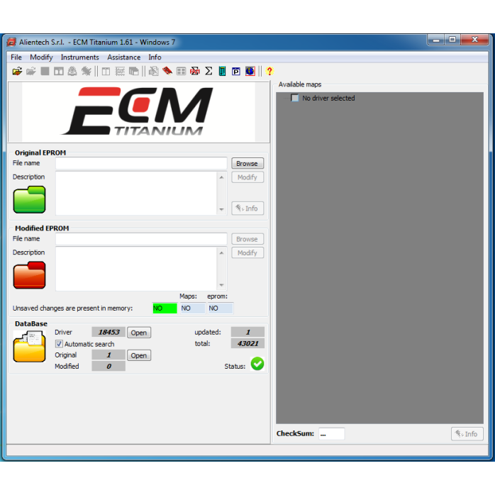 Установка ECM Titanium