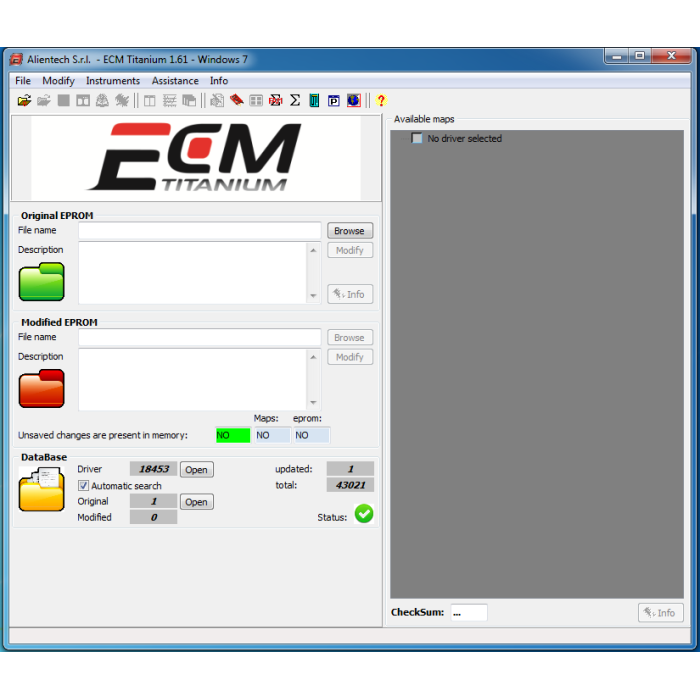 Установка ECM Titanium