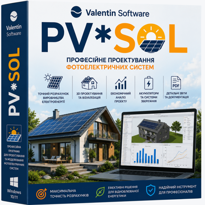 Встановлення Valentin Software PV*SOL Premium