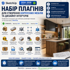 Набір плагінів для SketchUp