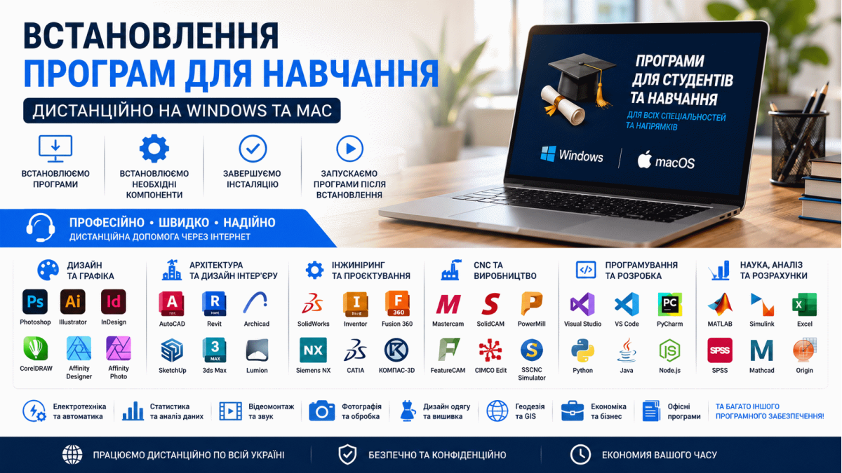 Дистанционная установка программ для обучения