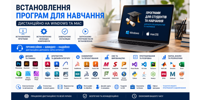 Установка программ для обучения