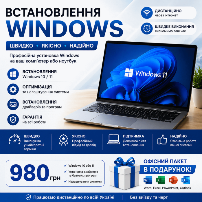 Установка Windows во Львове