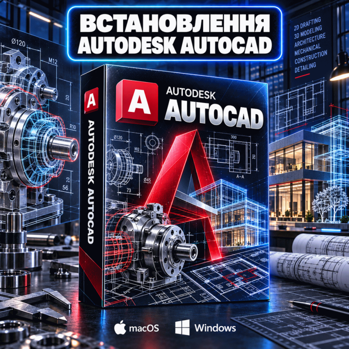 Встановлення Autodesk AutoCAD