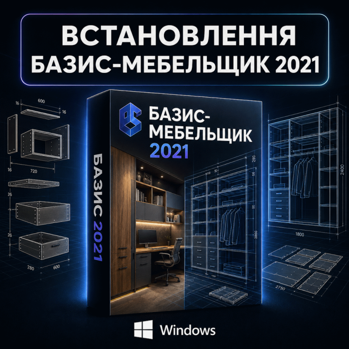 Встановлення Базис Мебельщик 2021
