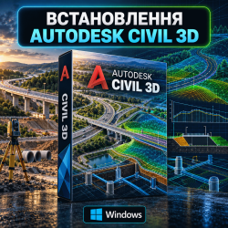 Встановлення Autodesk Civil 3D