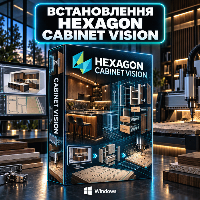 Встановлення Hexagon Cabinet Vision