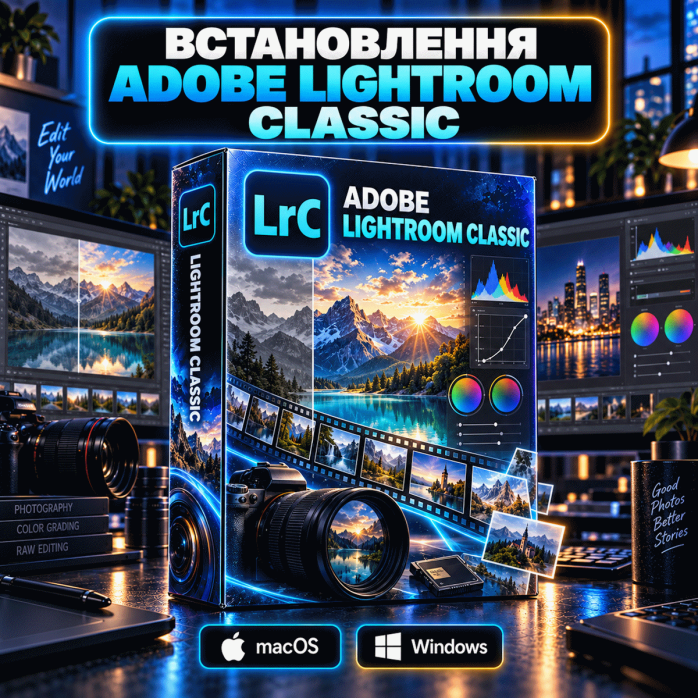 Установка Adobe Lightroom Classic на Windows и Mac
