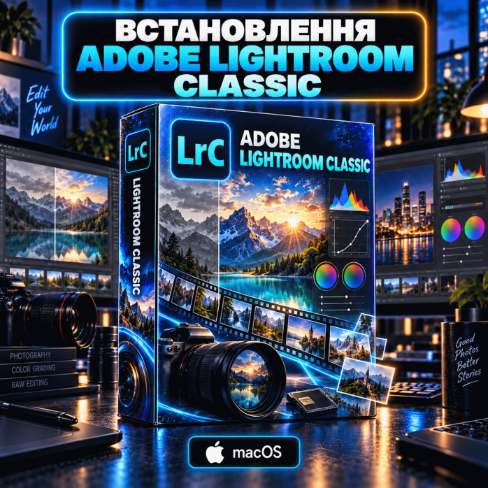 Встановлення Adobe Lightroom Classic на Mac