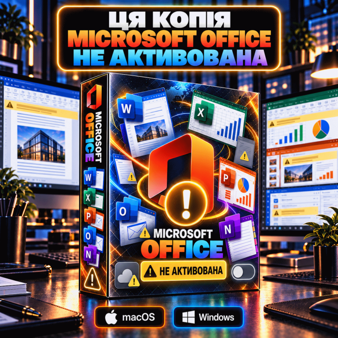 Ця копія Microsoft Office не активована