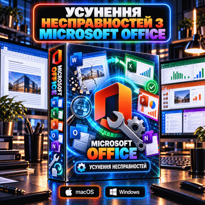 Устранение неисправностей с Microsoft Office
