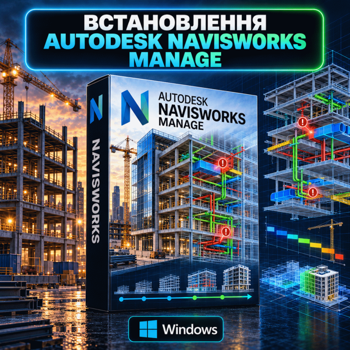 Встановлення Autodesk Navisworks Manage на Windows