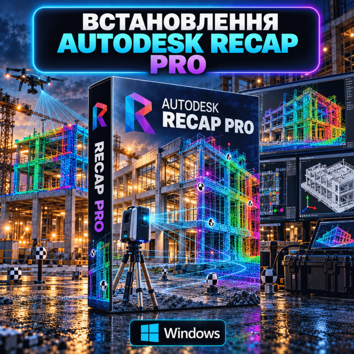 Встановлення Autodesk ReCap Pro