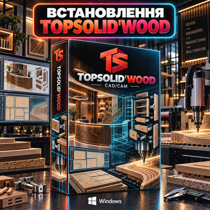 Встановлення TopSolid’Wood на Windows