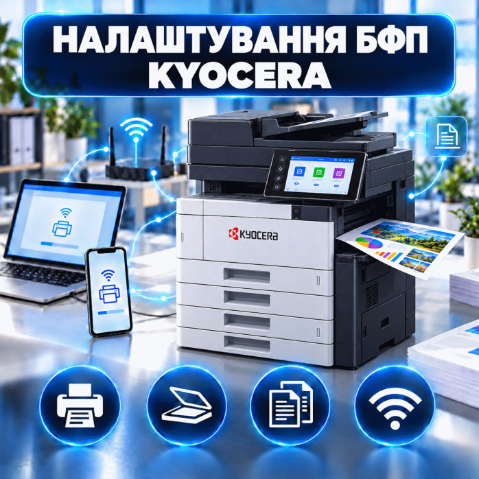 Налаштування БФП Kyocera