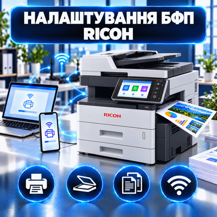 Налаштування БФП Ricoh
