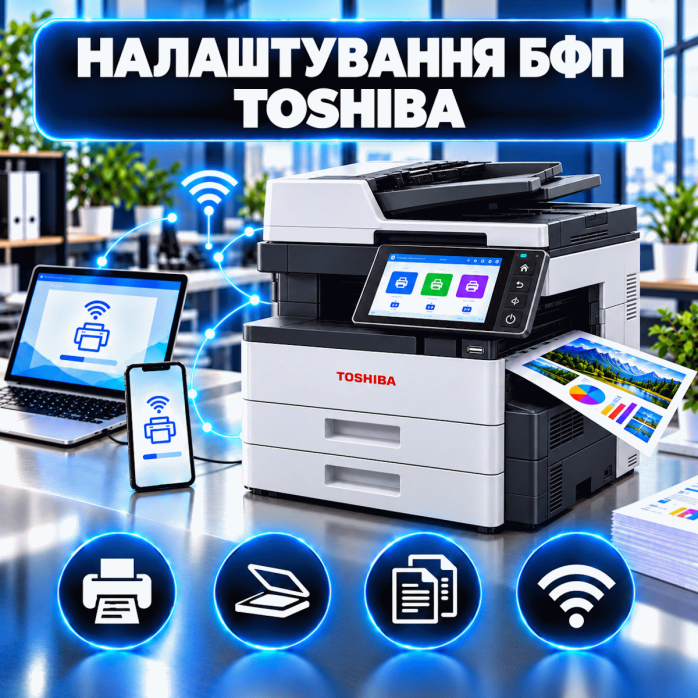 Налаштування БФП Toshiba