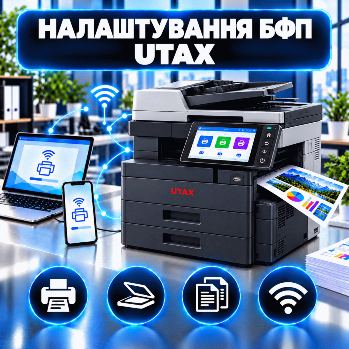 Налаштування БФП UTAX