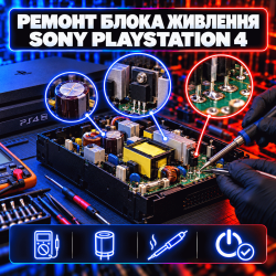 Ремонт блока питания Sony PlayStation 4