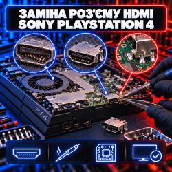Замена разъема HDMI Sony PlayStation 4
