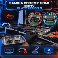 Замена разъема HDMI Sony PlayStation 5
