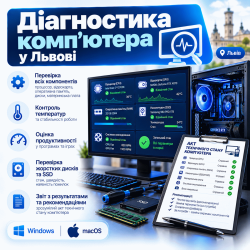 Диагностика компьютера во Львове