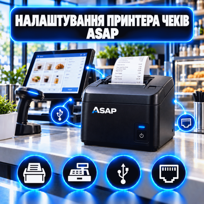 Налаштування принтера чеків ASAP