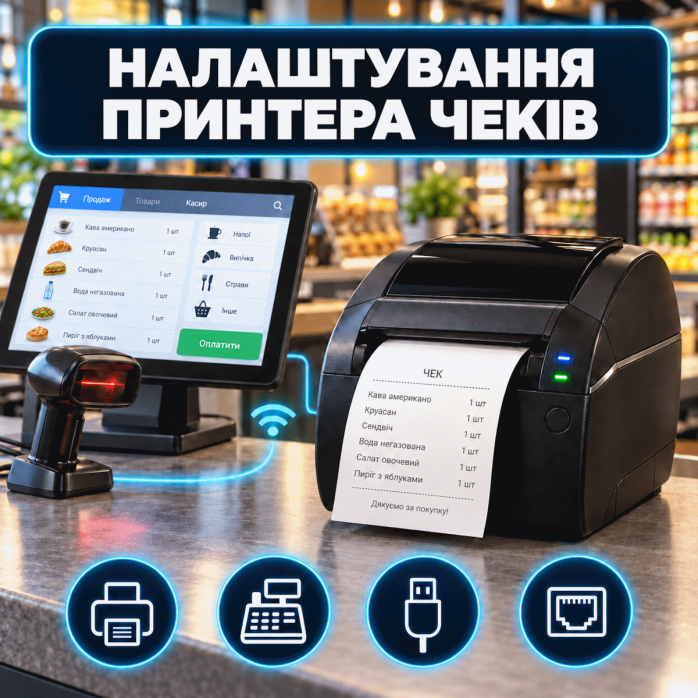 Налаштування принтера чеків дистанційно