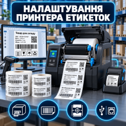 Налаштування принтера етикеток