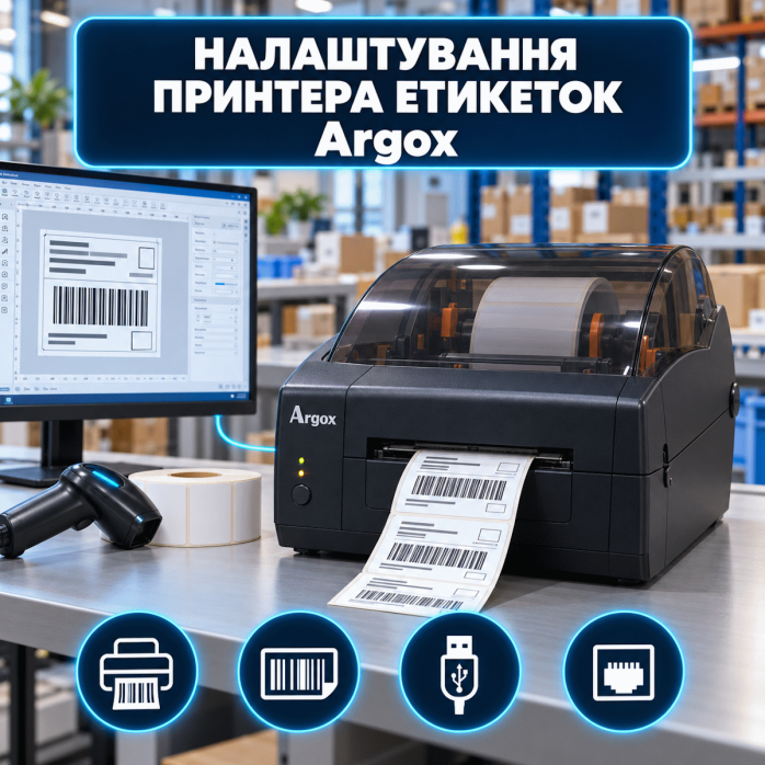 Налаштування принтера етикеток Argox