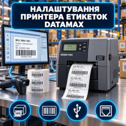 Налаштування принтера етикеток Datamax