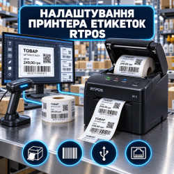 Налаштування принтера етикеток RTPOS