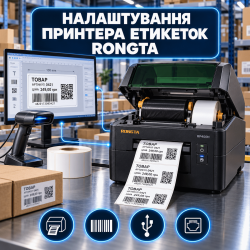 Налаштування принтера етикеток Rongta