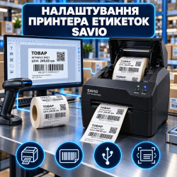 Настройка принтера этикеток Savio
