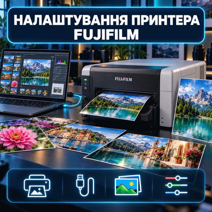 Налаштування принтера Fujifilm