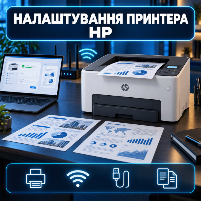 Налаштування принтера HP