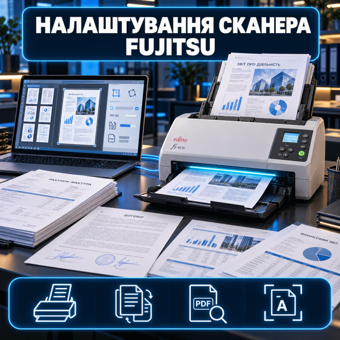 Налаштування сканера Fujitsu