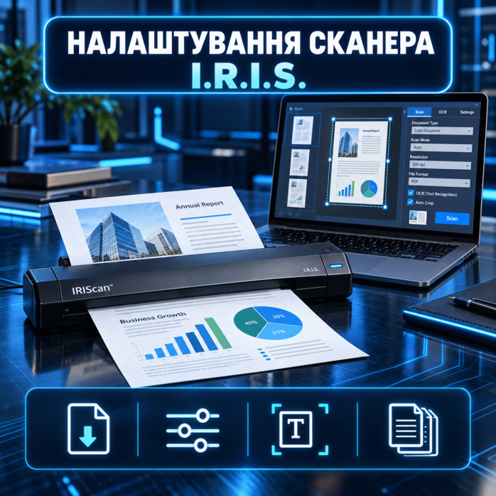 Налаштування сканера I.R.I.S.