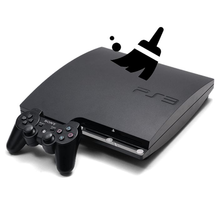 Чистка від пилу Sony Playstation 3
