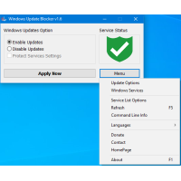 Установка Windows Update Blocker