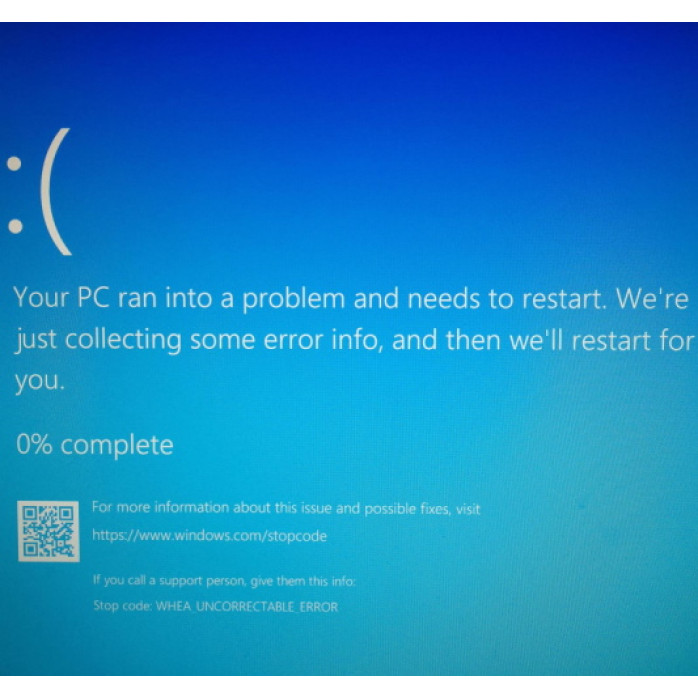 Ошибка whea_uncorrectable_error