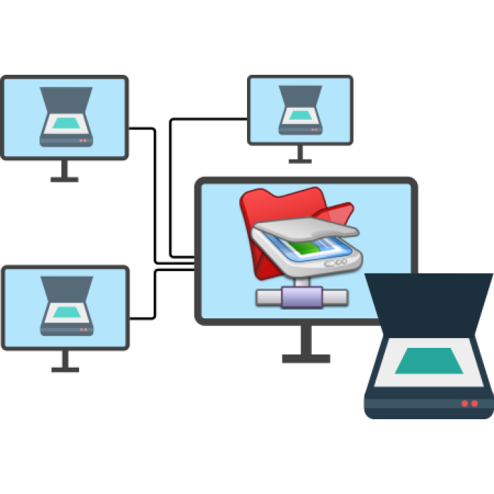 Настройка сканирования по сети дистанционно