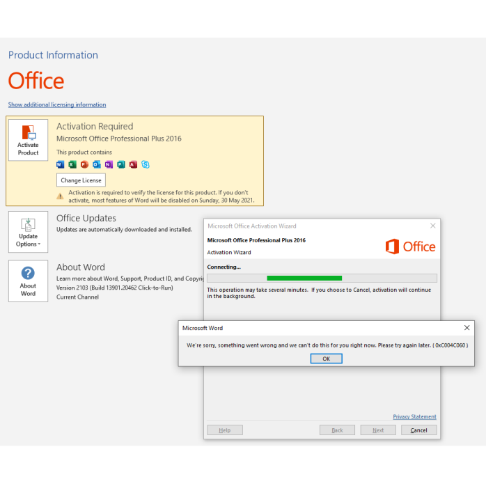 Удаленная активация Microsoft Office
