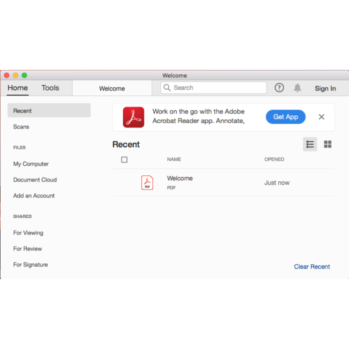 Установка Adobe Acrobat Pro на Mac