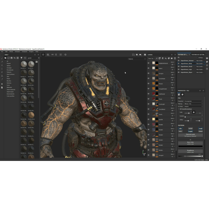 Установка Adobe Substance 3D Painter — профессиональное текстурирование и материалы для 3D