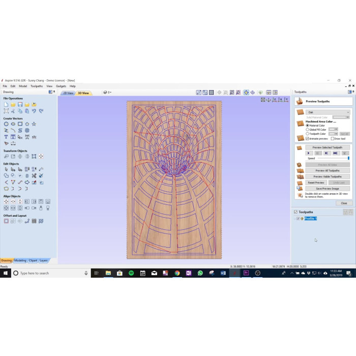 Установка Vectric Aspire Pro