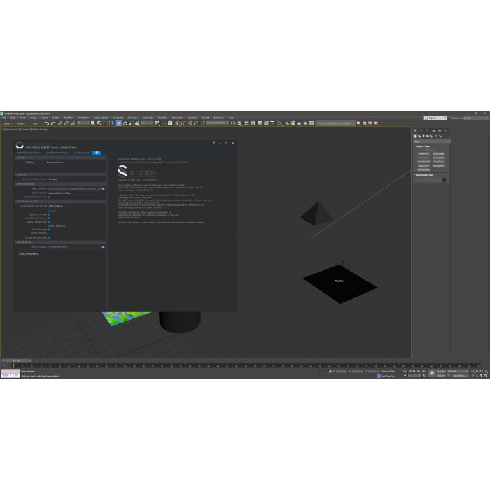 Встановлення SIGERSHADERS XS Material Presets Studio (XSMP) — бібліотека PBR-матеріалів