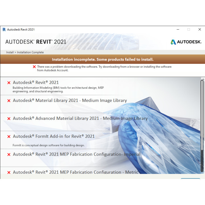 Усунення несправностей з Autodesk Revit