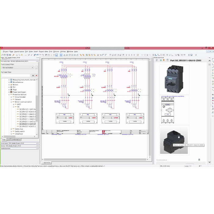 Установка EPLAN Electric P8 — схемы, щиты, отчёты, автоматизация
